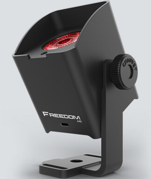 Chauvet DJ Freedom H1 IP X4 | Wireless Battery LED Wash System | 4-Pack with D-Fi, Remote & Charger