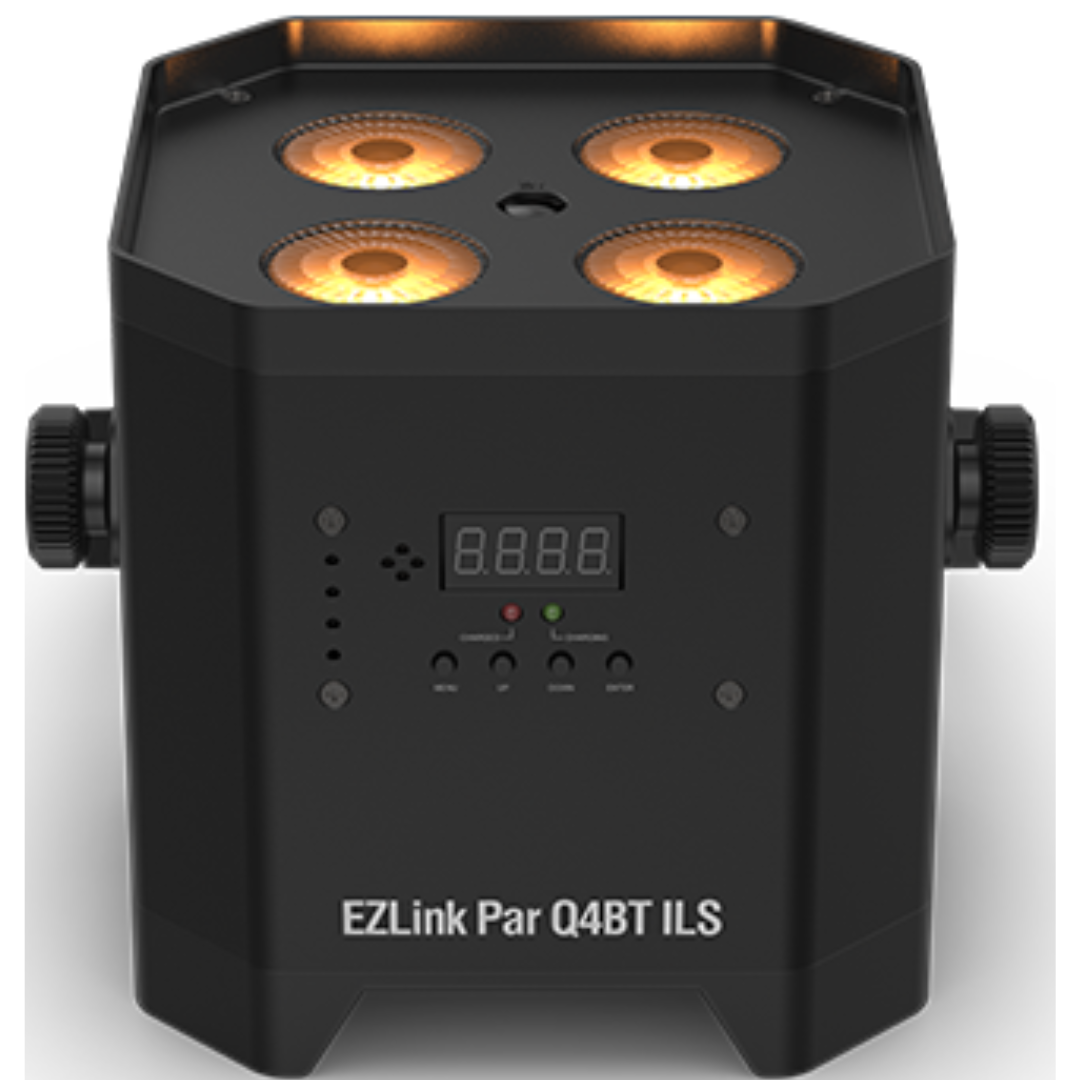 Chauvet DJ EZLink Par Q4BT ILS | Battery-Powered RGBA LED Par | Bluetooth & ILS Wireless Control