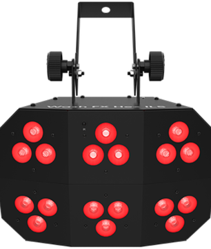 Chauvet DJ Wash FX Hex ILS | RGBWA+UV Wash, Blinder & Chase Light | ILS & D-Fi USB Compatible