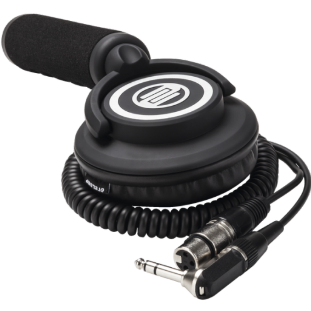 Reloop RHP-10 Mono Black | One-Ear DJ Headphone with 50mm Driver | Swivel Design & XLR Locking Cable