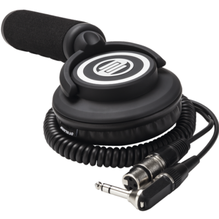 Reloop RHP-10 Mono Black | One-Ear DJ Headphone with 50mm Driver | Swivel Design & XLR Locking Cable