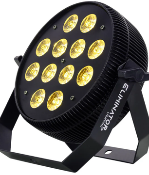 Eliminator LP HEX 12 PLUS | 12x18W RGBWA+UV Flat Par | 6-in-1 LEDs with White Balance Control
