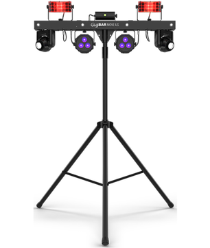 Chauvet DJ GigBAR Move ILS | 5-in-1 Lighting System with Moving Heads | ILS, RF, & Footswitch Control