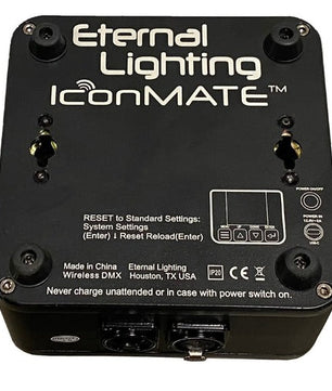 Eternal Lighting IconMATE | Wireless Battery DMX Controller | 50 Colors & 23 Chases