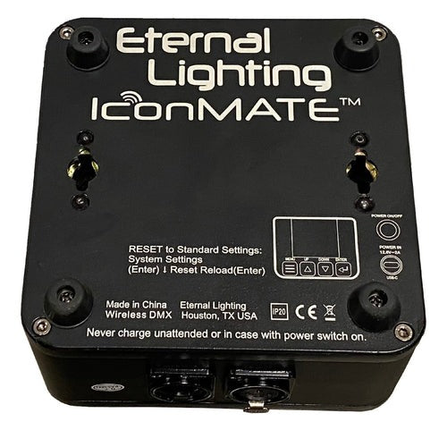 Eternal Lighting IconMATE | Wireless Battery DMX Controller | 50 Colors & 23 Chases