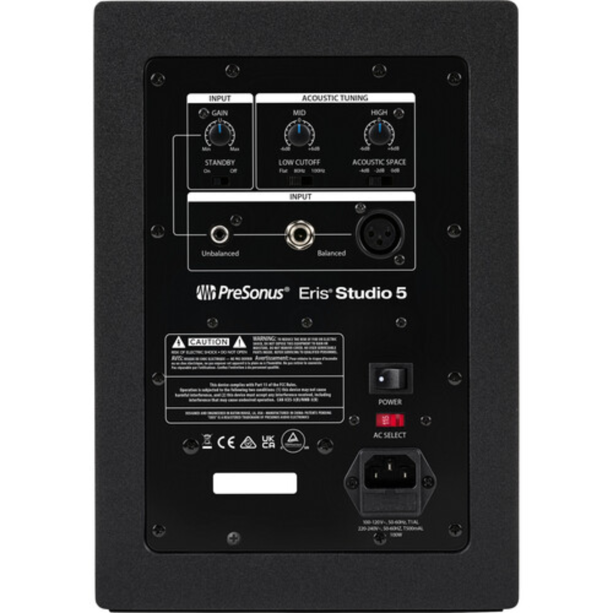 PreSonus Eris Studio 5 | 5.25in Powered Studio Monitor | 80W Class AB with Wide Sweet Spot