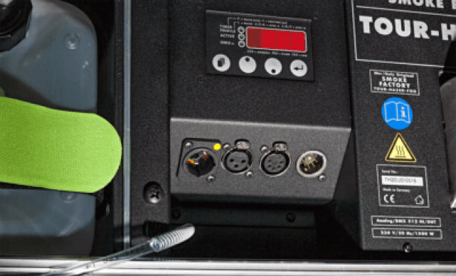Smoke Factory SF-0066 Tour Hazer II SF Black | 1500W Hazer w/ Flight Case (120V) | Water-Based Touring Hazer