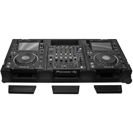 Odyssey 810158 | Industrial Board Case for 12″ DJ Mixer & 2 CDJ-3000 | Heavy-Duty Custom Fit