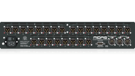 Midas MDS-DL152 | 24-Output Digital Stage Box | 48/96kHz Sample Rate with Remote CAT5 Control