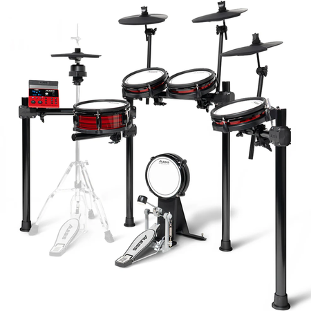 Alesis Nitro Ultimate | 9-Piece Mesh Kit - Bluetooth | Stand-Mounted Hi-Hat, USB MIDI
