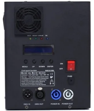 Crisp Golden Sparks X1 | 9.8–16.4ft Cold Spark Height | DMX & Wireless Control