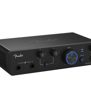 Fender Quantum LT 4 | 4x2 USB-C Interface | Dual 75dB MAX-HD Preamps with Loopback