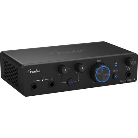 Fender Quantum LT 4 | 4x2 USB-C Interface | Dual 75dB MAX-HD Preamps with Loopback