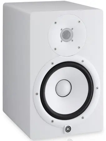 Yamaha HS8W | 8in Powered Studio Monitor - 120W | White Finish with Room Control & 38Hz Response