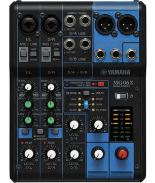 Yamaha MG06X | Ins: 2 Mic, 2 Line - Effects