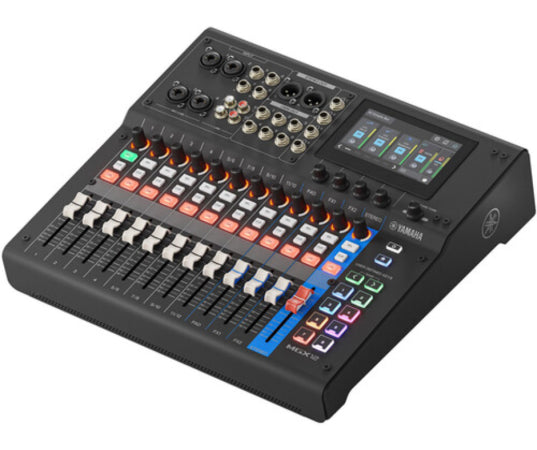 Yamaha MGX12 B | 18-Channel Digital Mixer with USB Audio | Touchscreen, FX, Bluetooth, and SD Recording