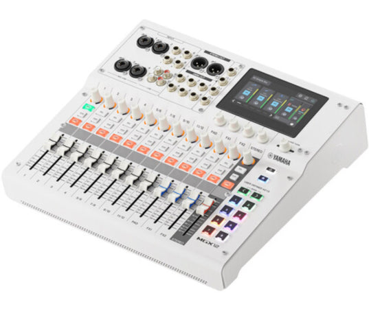 Yamaha MGX12 W | 18-Channel Digital Mixer with USB & SD Recording | White Finish with Bluetooth and Touchscreen FX