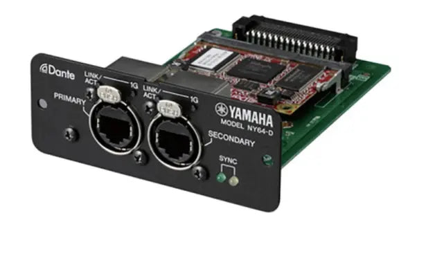Yamaha NY64-D | Dante Expansion Card for TF Mixers | 64x64 Digital Audio at 48kHz