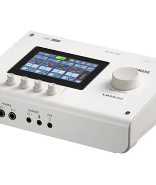 Yamaha URX22 W | 32-Bit Audio Interface with Touchscreen | Dual USB-C for Streaming & Production