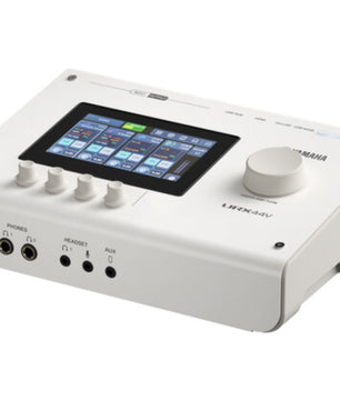 Yamaha URX44V W | 32-Bit USB-C Interface with HDMI I/O | 4 Mic Inputs + microSD Multitrack Recording