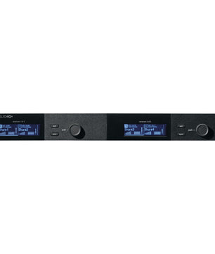 Shure SLXD4QDAN+ (G57 Band) | Quad Digital Wireless Receiver with Dante | 4-Channel UHF with Network