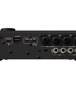 Yamaha URX44 B | 32-Bit Interface with DSP & Touchscreen | 4 Mic Inputs + microSD Multitrack Recording