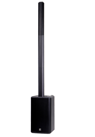 Yorkville EXM Mobile Tower |  10in Woofer - 126dB, Battery Column Array