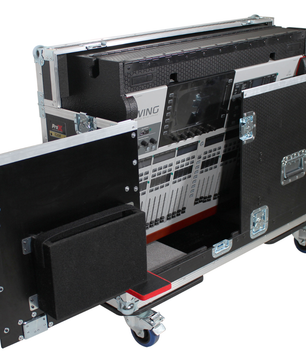 ProX XZF-BWING | Flip-Ready Case for Behringer Wing | Hydraulic Lift with Wheels