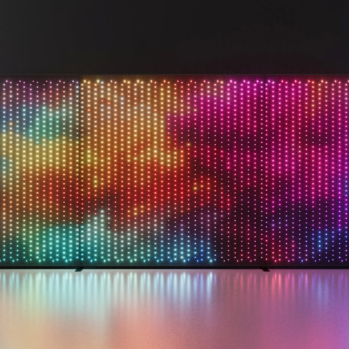 Led Columns Backdrop Twinkly Lightwall | Pixel LED Backdrop Wall | App-Controlled RGB Effec