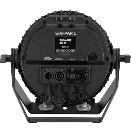 Elation SIX+ PAR L | 14x 20W RGBLA+UV LED - 7300 Lumens | IP65 Outdoor-Rated Fixture with Silent Operation