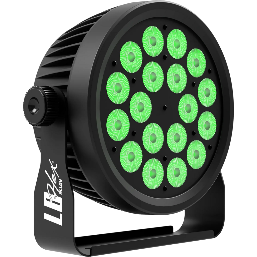 Blizzard Lighting LB HEX Alloy | 18x18W RGBAW+UV Wash Light | Rosco® Presets & 25° Beam
