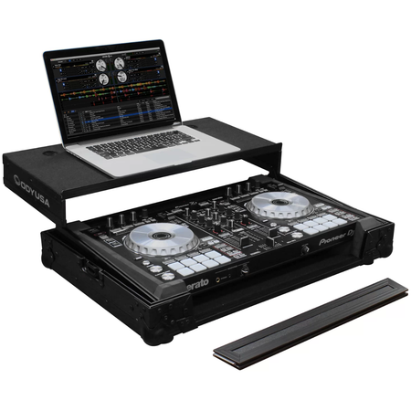 Odyssey FZGSPIDDJSR2BL | Case for Pioneer DDJ-SR2 | Glide Platform with Black Hardware