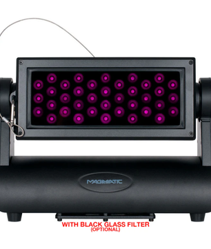 Magmatic Prisma Wash 25 | 38x 2W 365nm UV LEDs | IP65 Narrow Beam Outdoor UV Fixture
