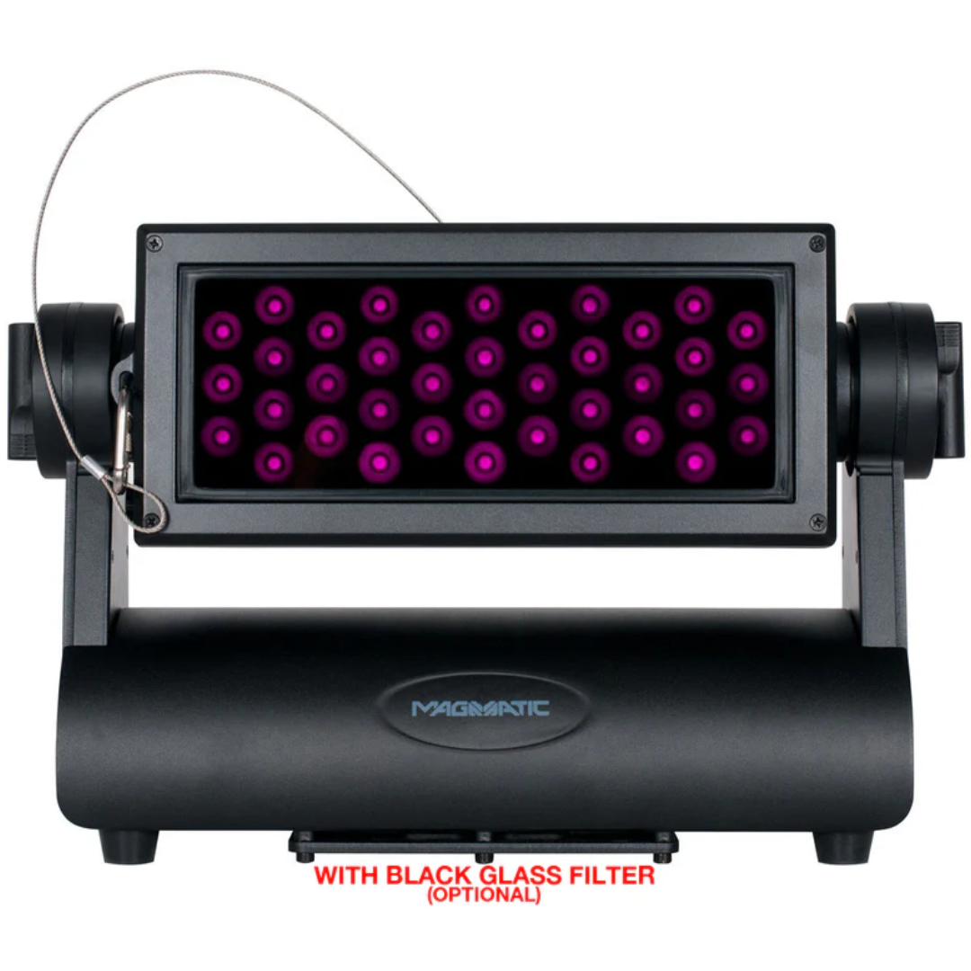Magmatic Prisma Wash 25 | 38x 2W 365nm UV LEDs | IP65 Narrow Beam Outdoor UV Fixture