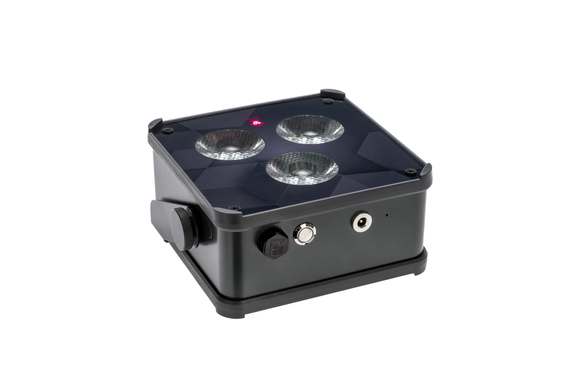 Ape Labs Maxi 2+ Grey Solo | IP65 RGBaW Smart Battery Uplight (ID: 7987)
