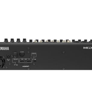 Yamaha MGX16V B | 16-Channel Digital Mixer with USB & HDMI | Bluetooth, FX, Sound Pads, and SD Recording