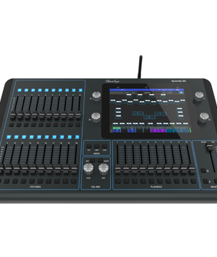 ChamSys QuickQ 20 | Touchscreen Console for LEDs & Moving Lights | 2 Universes with 20 Fixture Faders