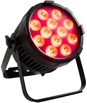 Event Lighting PARF12X20HIP | 12x20W RGBWAU LEDs | IP65 Par with Electronic Frost