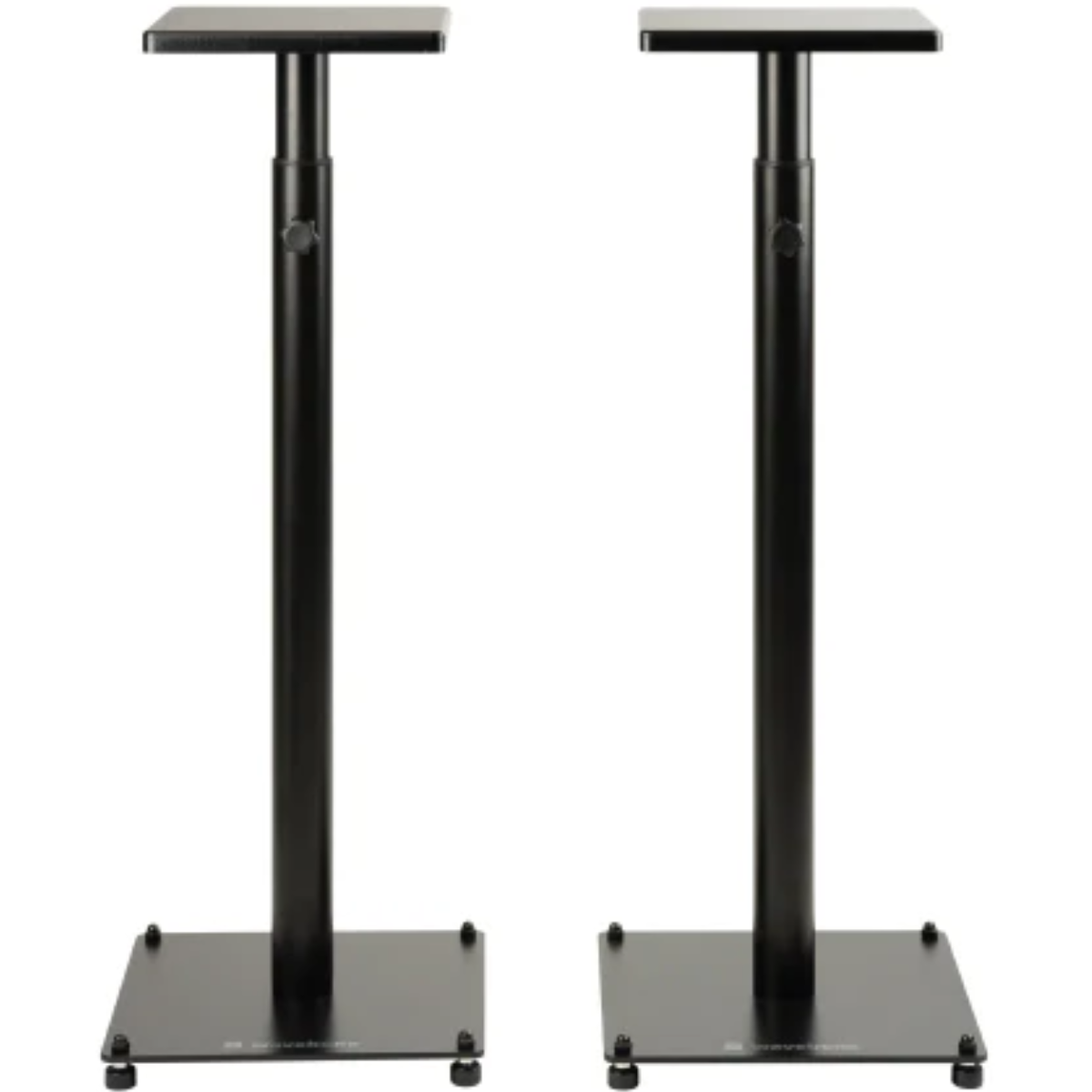 Wavebone Grand Speaker Stand Black | Adjustable Studio Monitor Stand | 15kg Capacity Stable Design