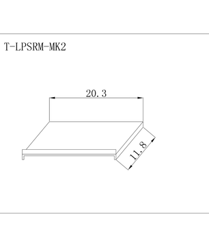 ProX T-LPSMR MK2 | Universal Sliding Laptop Shelf | Add-On for ProX MK2 Combo Rack Cases