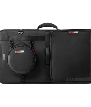 Gator G-ICONDJ-LG-BP | Large DJ Controller Backpack Bag | Semi-Rigid Travel Protection