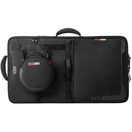 Gator G-ICONDJ-LG-BP | Large DJ Controller Backpack Bag | Semi-Rigid Travel Protection